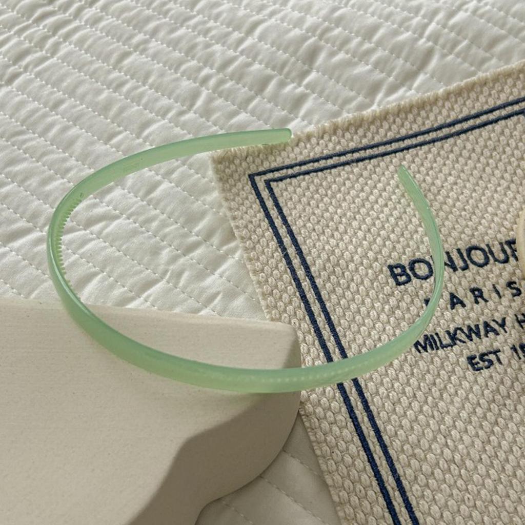 Translucent Head Hoop Band Plastic Head Bands Women Hairband For Girls Non-slip Toothed Hair Hoop Headwear Hair Accessories