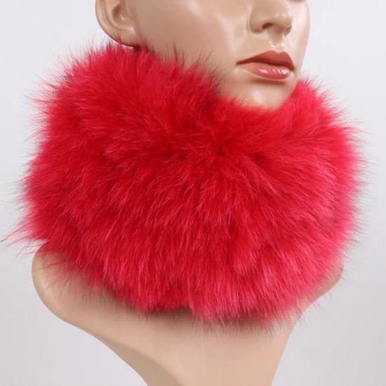 Nowy Szalik z Prawdziwego Futra Lisiego Opaski Futrzane Kobiety Zima Szaliki z Futra Lisiego Luksusowy Ocieplacz na Szyję Dobra Elastyczność Naturalne Futrzane Mufki