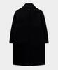Zensai High-Neck Long Coat Black