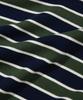 COVERNAT Striped Collar Knit Green