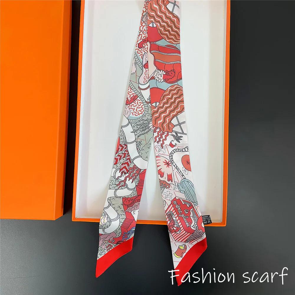 Koreanische vielseitige Kette Quaste Hochwertige Maulbeerseide Köperseide Seidenband Wickeln und Binden Taschengriff Band Kleiner Schal