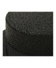 Black Flat Short Panama Hat
