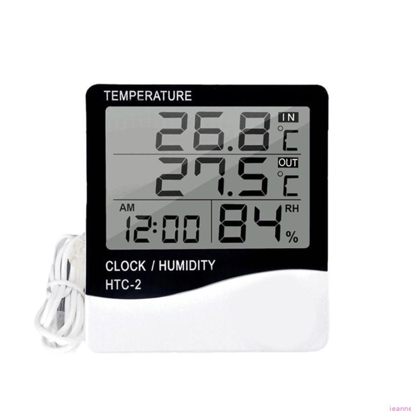 Indoor Outdoor Thermometers With Temperature Monitoring For Home Office Aquarium And Reptiles Enclosures Clear Display Durable A