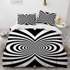 Psychedelic Digital Printing Bedding Set 3D Duvet Cover Set Microfiber Adults Women Single Queen King Twin Full Size Bed Linen