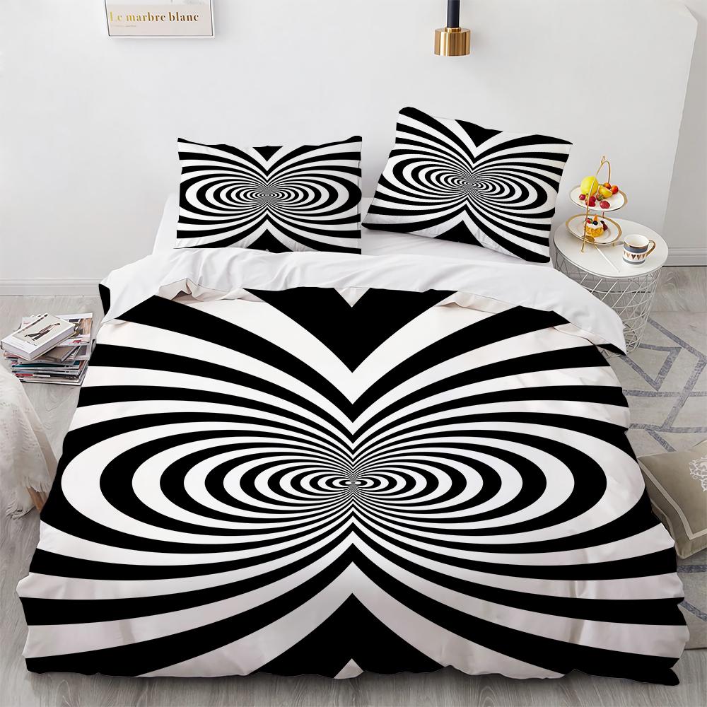 Psychedelic Digital Printing Bedding Set 3D Duvet Cover Set Microfiber Adults Women Single Queen King Twin Full Size Bed Linen
