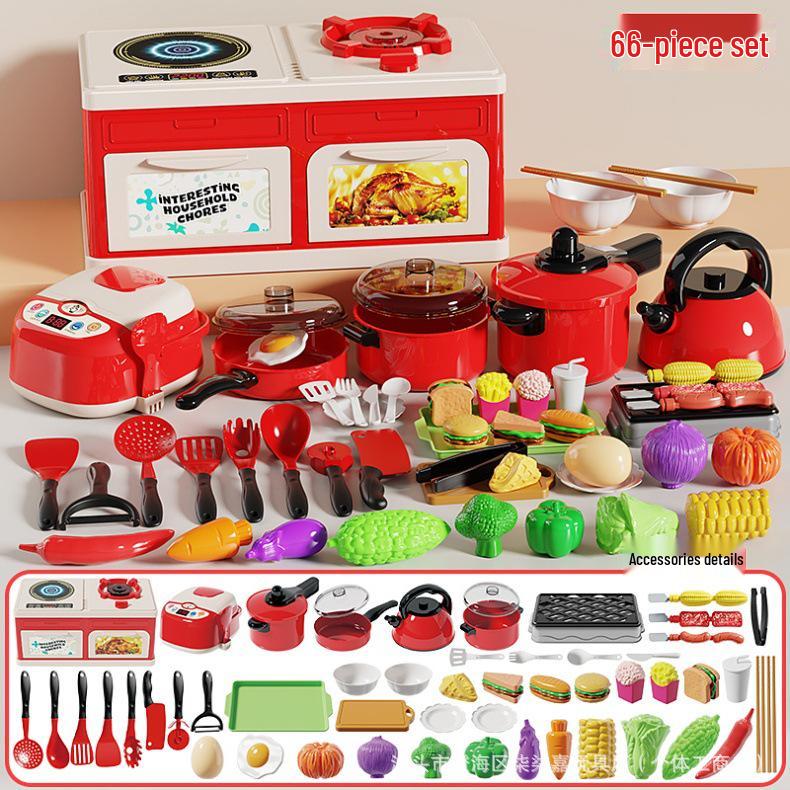 Children's Kitchen Toy Set: Role-Playing Simulation Stove for Boys and Girls