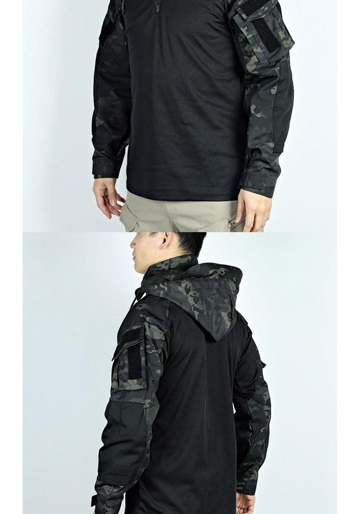 New Strike II Camouflage Frog Suit: Breathable, Long Sleeve, Multi-Pocket Outdoor Military Clothing, Plus Size