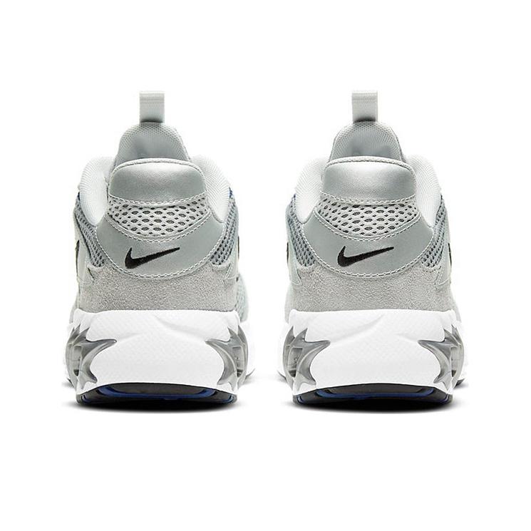 Nike Zoom Air Fire Comfortable Trendy Shock Absorption Non-Slip Low-Top Marathon Running Shoes Women Sneaker White Silver CW3876-001