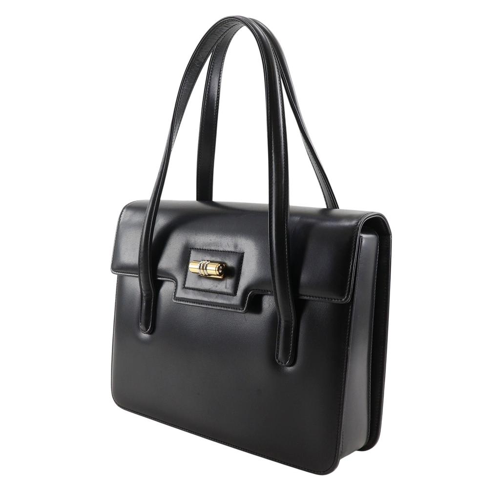 GUCCI Old Gucci Handbag black Calfskin Women Used