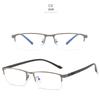 3PCS Semi-Rimless Reading Glasses Presbyopia Eyeglasses Women Men Anti Blue Rays Computer Hyperopia Spectacles +1.0 +1.5 To +4.0