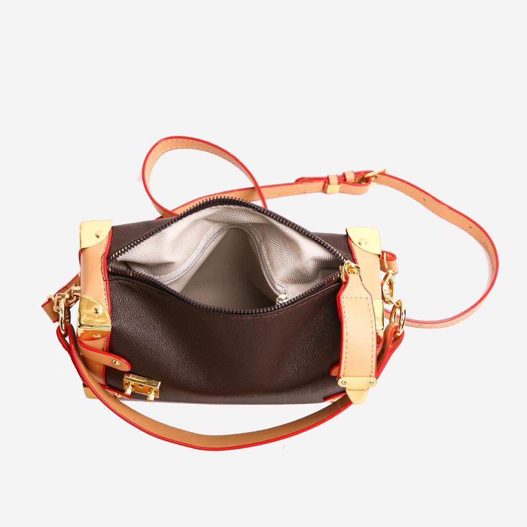 Luxury Women's Designer White Box Handbag 2025 - Versatile Shoulder & Crossbody Bag