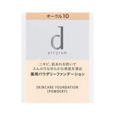 

Shiseido D Program Лечебная тональная основа для кожи Ocher 10 сменный блок 1 шт. (пудровый) (х 1) [элемент]