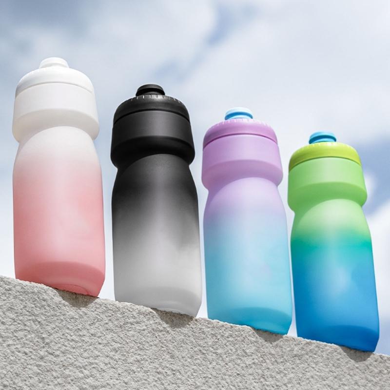 Squeeze Type Sport Bottle 650ml Large Capacity Bicycles Water Kettle Road Bike Portable Kettle with No Lift Nozzle