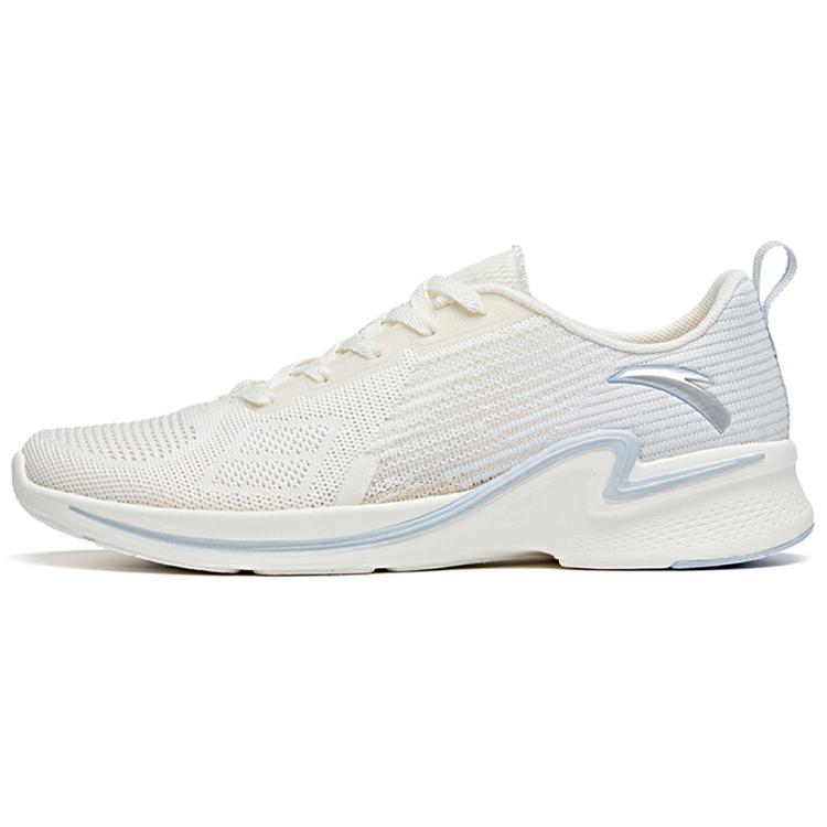 New Anta Hydrogen Run II Cushioned Wear Resistant Slip Resistant Low Top Running Shoes Women's White 122025540-4