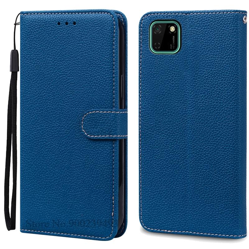 

Чехол для Honor 9S Чехол Мягкий ТПУ Силиконовый Чехол-кошелек для Honor 9S Чехол Кожаный Чехол-книжка Противоударный Coque Funda Honor 9 S Etui For Honor 9S темно-синий