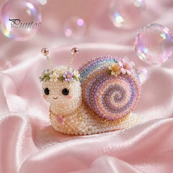 Animal Beadwork Kit 1 Set 3D Beaded DIY Kit, Beading Art Crafts with Handmade Instructions, Insect Bird Fairy for Kids Adults Beginners Decoration