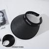 Sunshade sun hat women's summer big brim UV protection empty top sun hat foldable hat