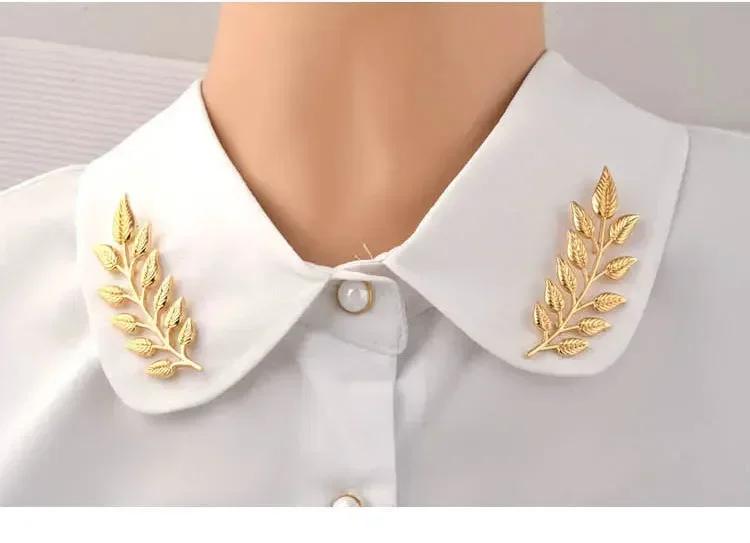 I-Remiel Vintage Driehoek Kroon Kraagspeld voor Mannen Vrouwen - Uitgesneden Broche Embleem Sieraden voor Shirt Pak Accessoires