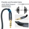Twozoh Jack 6.35mm to XLR Male 3-Pin Audio Cable, 2M, Braided XLR Male to 14 TRS Stereo Guitar Cable (ProfessionalHifi)
