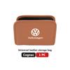 Valve Stems Caps Car Leather Bag Portable Auto Storage Organizer Trash Bin For Volkswagen VW Golf 4 5 6 7 Polo Jetta Sagitar Mag zd5