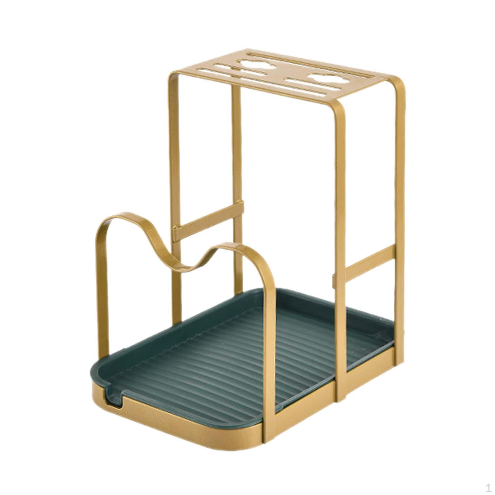 

Держатель для столовых приборов Кухонная полка для хранения Сушка для палочек для еды Крышка для кастрюли Разделочная доска Полка green tray