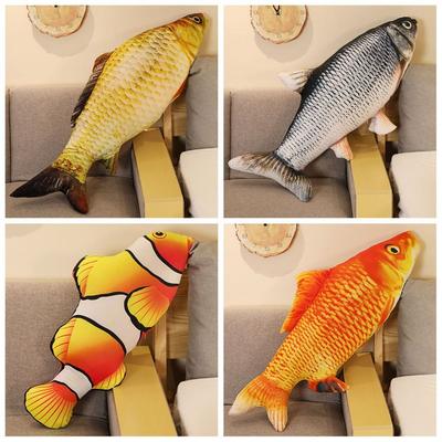 3D Riesen Fisch Plüschtier Weiches Material Stofftier Spielzeug Plüschtier Spielzeug Kissen Heimdekoration