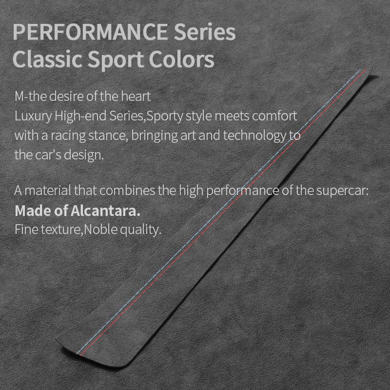 BBJS7 For BMW 2020-Latest Model 3er G20 G21 G28 Center Console Dashboard Trim Sticker Car Interior Accessories Made of Alcantara