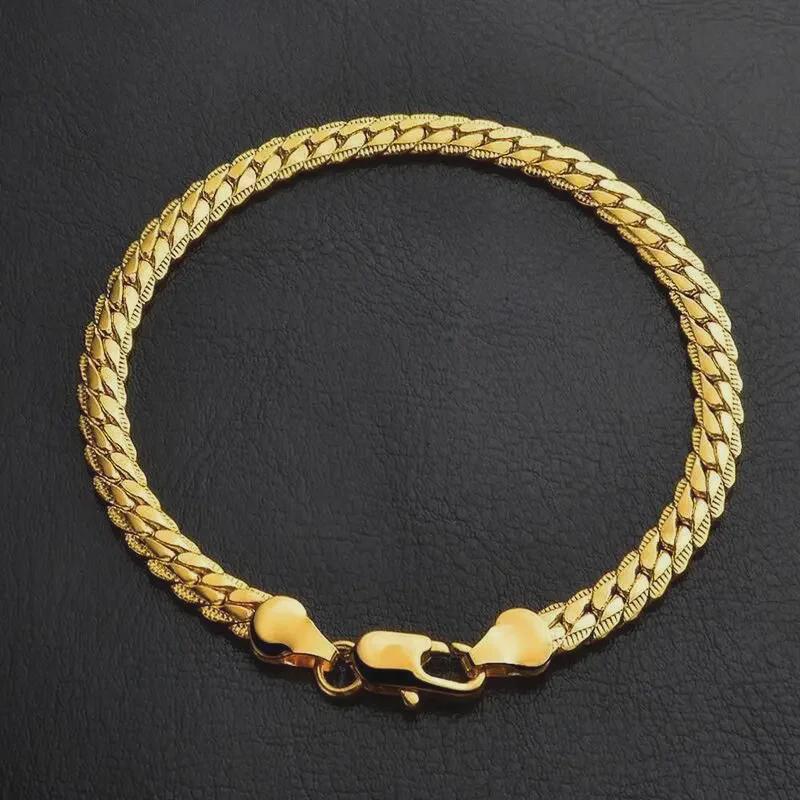 18K Gold-Plated 5MM Celebrity Clavicle Necklace