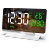 6.6  Large Display Digital Desk Clock, Dual Alarm Clock with Indoor TemperatureCelsiusDate, USBCelsiusType-C Charging Ports, 6-  Dimmer, 5 Volume