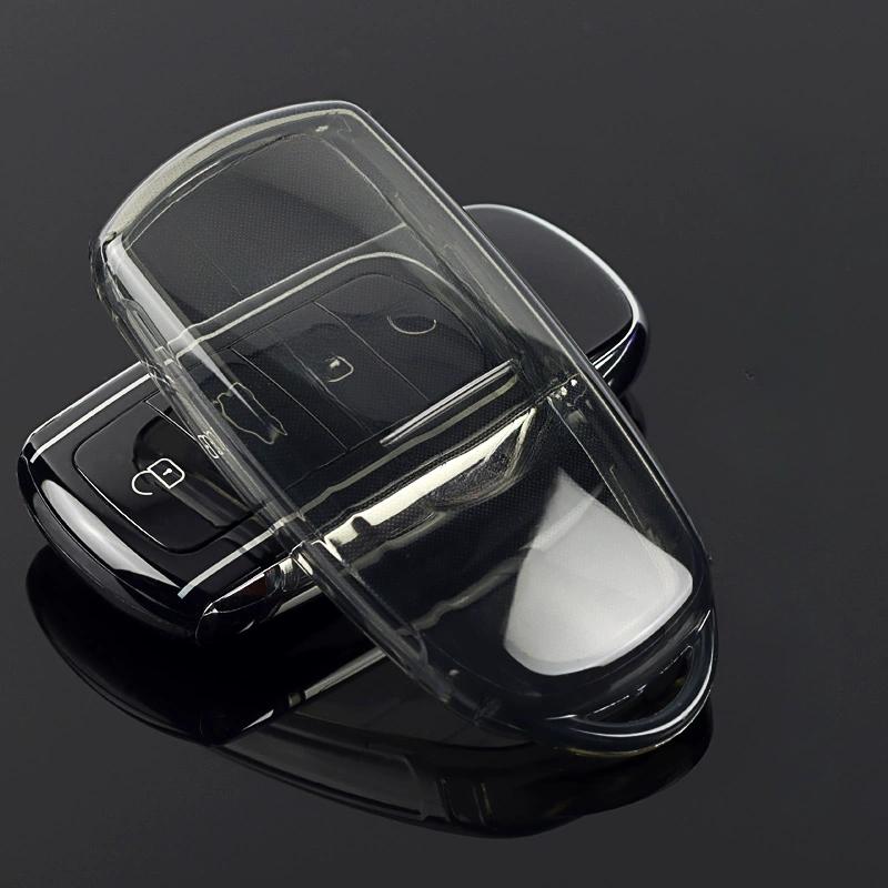 Gjennomsiktig TPU Bil Fjernkontroll Nøkkelveske Deksel for Chery Tiggo 8plus Tiggo 8 Ny 5 Plus 7pro Max Omoda 5 C5 Tilbehør Beskytter