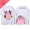 Famous Cartoons Barbapapa Double SidedPrinted T Shirt Casual Funny Kawaii Tops Boys Girls Aesthetic Teenager Outfits Graphic