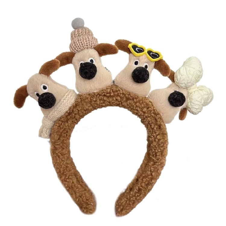 Cartoon Puppy/Biscuit Hair Hoop Christmas Teens Cosplay Headband Multiple Color