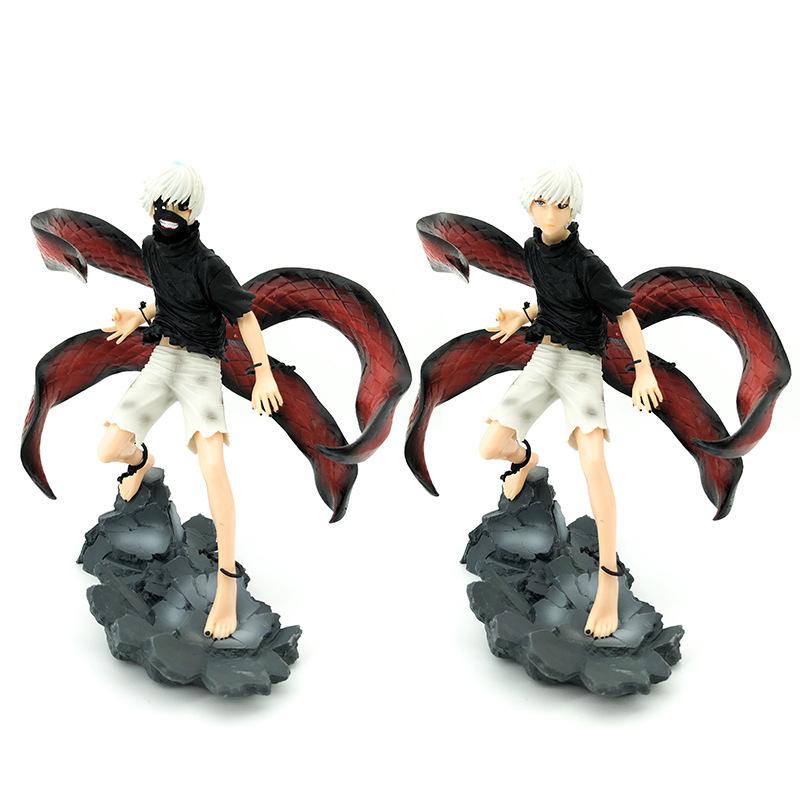 Anime Tokyo Ghoul Ghoul Figur Maske Hundertfüßer Kann Gesicht Ändern Jin Muken Figur Cartoon Schreibtisch Dekor Ornament Modell Geschenk