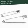 Heavy Duty Safety Pins for Clothes, Crafts, and Pinning Assorted Different Sizes