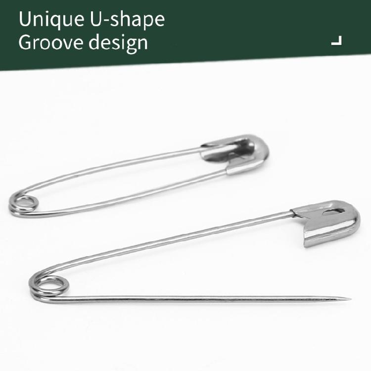 Heavy Duty Safety Pins for Clothes, Crafts, and Pinning Assorted Different Sizes