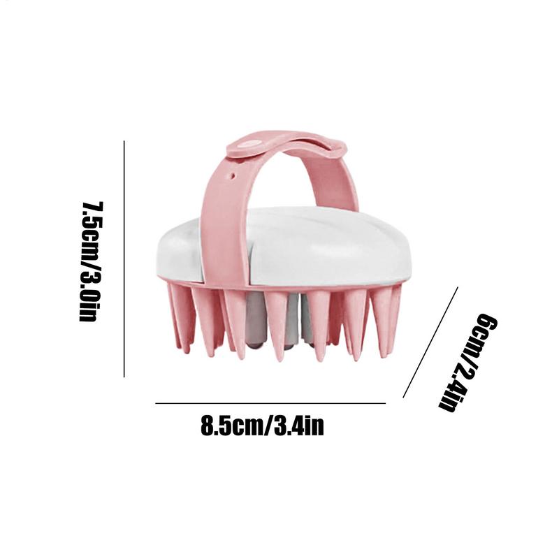 Scalp Massager Shampoo Brush Portable Scalp Massaging Brush Head Scrubber Massage Tool For Men Women Portable Hair Washing Comb