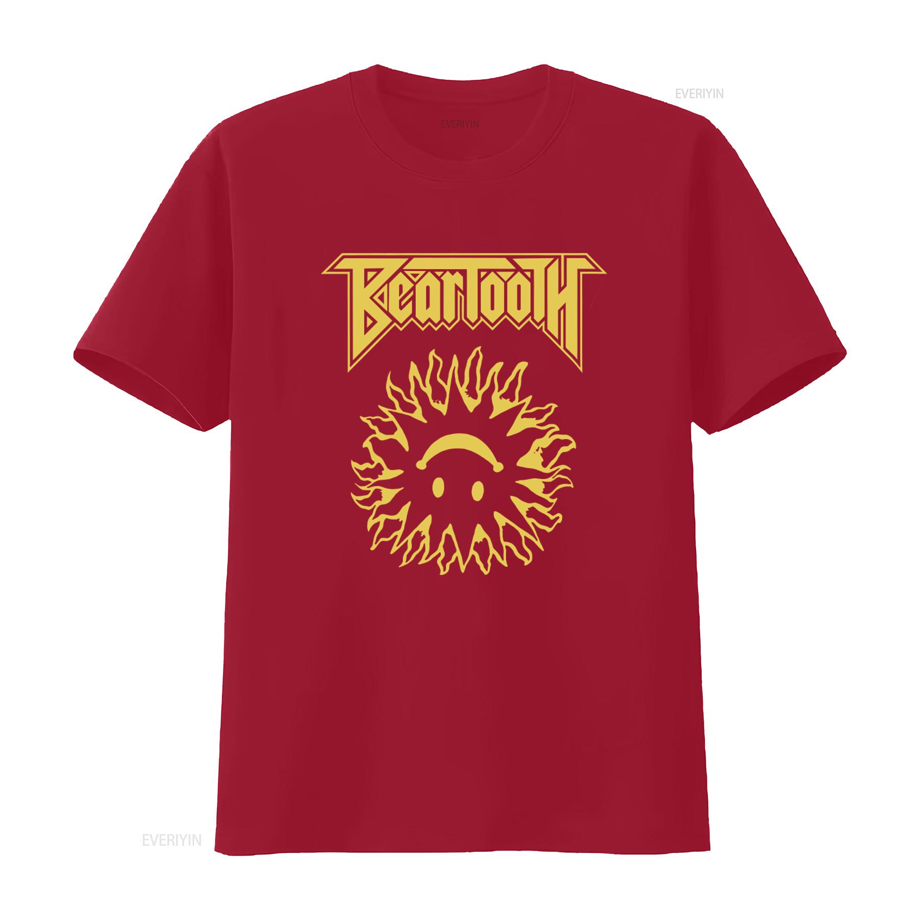 

Beartooth T shirt Metal Music Print Summer Days for Men vintage Washed designer clothes Breathable homme Top For Everyday Wear S