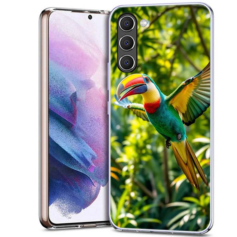 Keel-Billed Toucan Phone Case for Samsung A54 A14 A24 A34 A17 A37 A57 A55 A35 A25 A15 A13 A23 A33 A53 A07 A05S A04S A03 A73 Gala