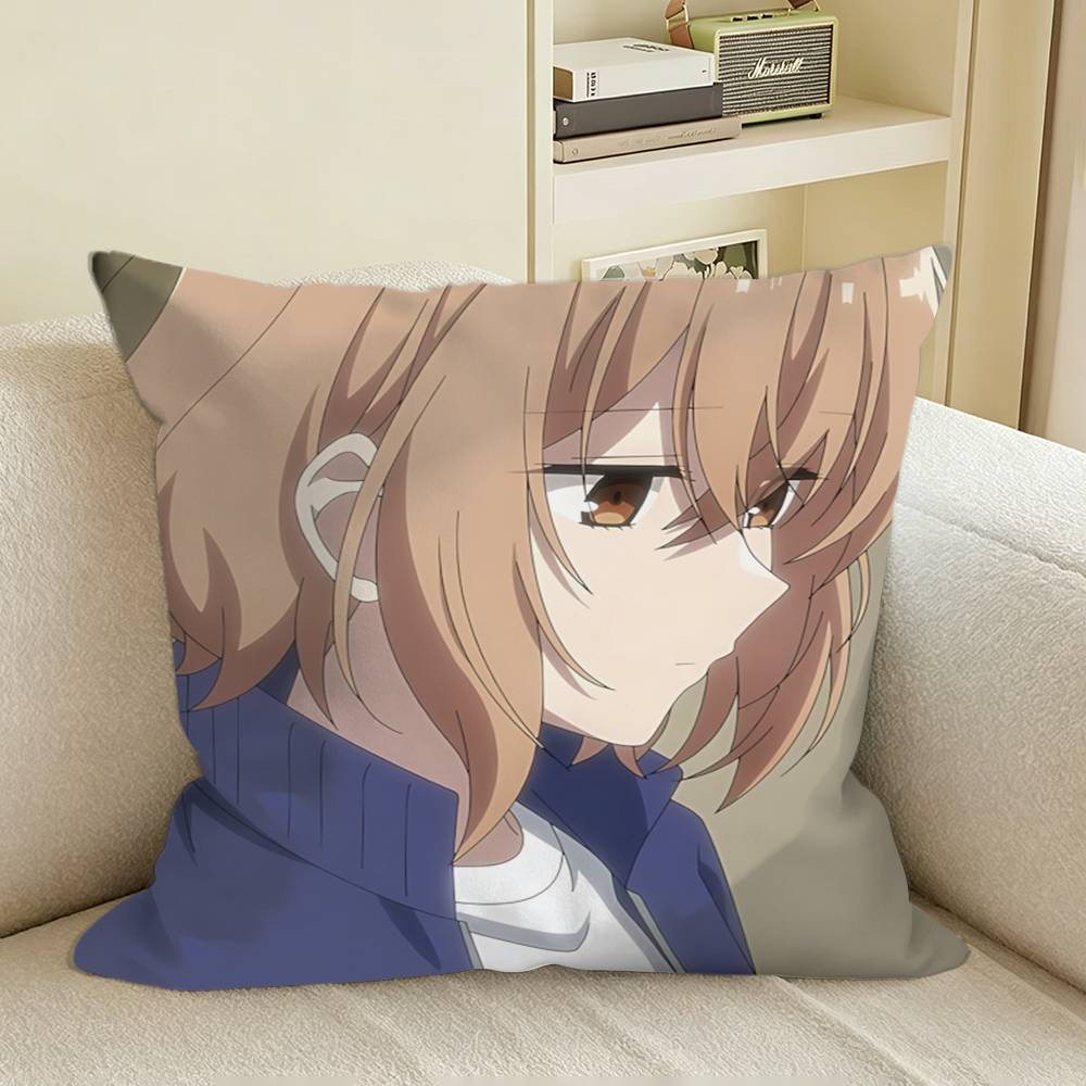 Suicidal Hinako This Monster Wants to Eat Me Square Sofa Pillow Cover Solid Color Living Room Home Decor Cushion Case