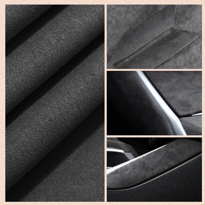 Hand-stitched Ized Suede Leather Steering Wheel Cover  For Ford EcoSport Fiesta 2008-2017 Car Accessories