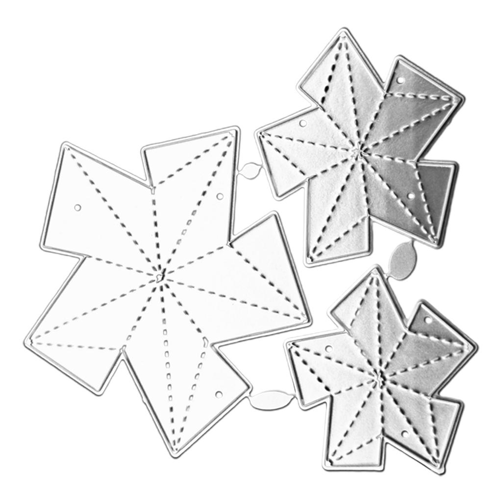 Star Shape Die Cut Metal Embossing Stencils Carbon Steel Cutting Dies for Card Making Scrapbooking Craft Embellishments