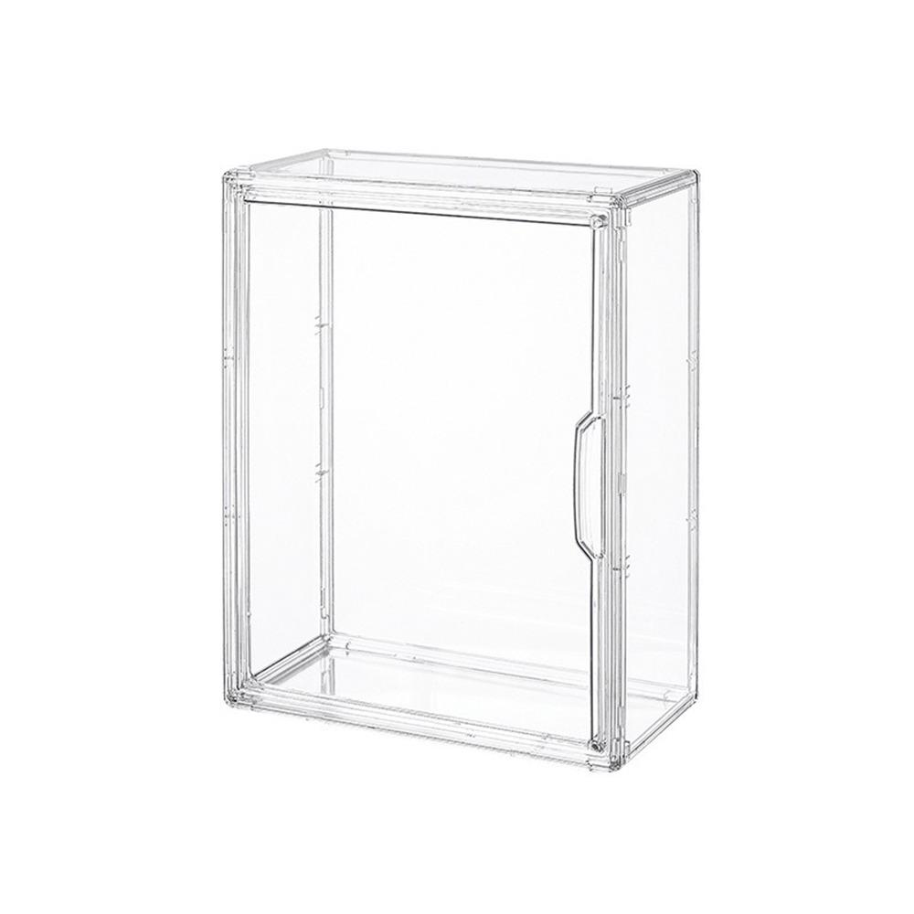 New Acrylic Cosmetic Storage Box Transparent Multi Functional Desktop Organizer Large Capacity Transparent Showcase Bathroom