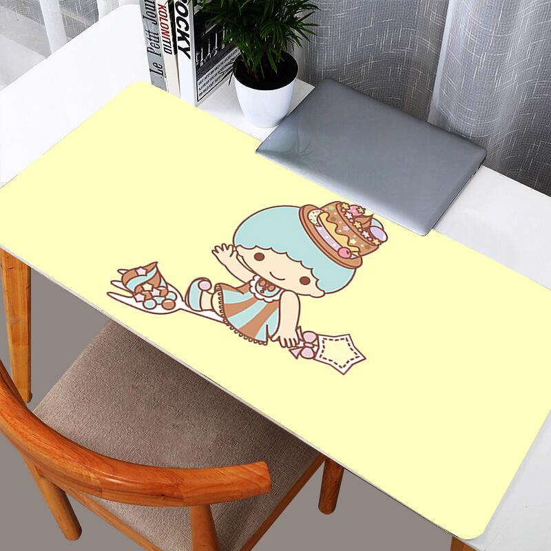 Little Twin Stars Anime Mouse Pads Gamer durable Computer Desk Mat Modern Table Keyboard Laptop Carpet New Gaming Mousepad