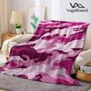 Multicolor Pastel Camo Flannel Blanket Perfect for Sofa Office Bed Travel Sleep Read Relax Camping Four Season Use