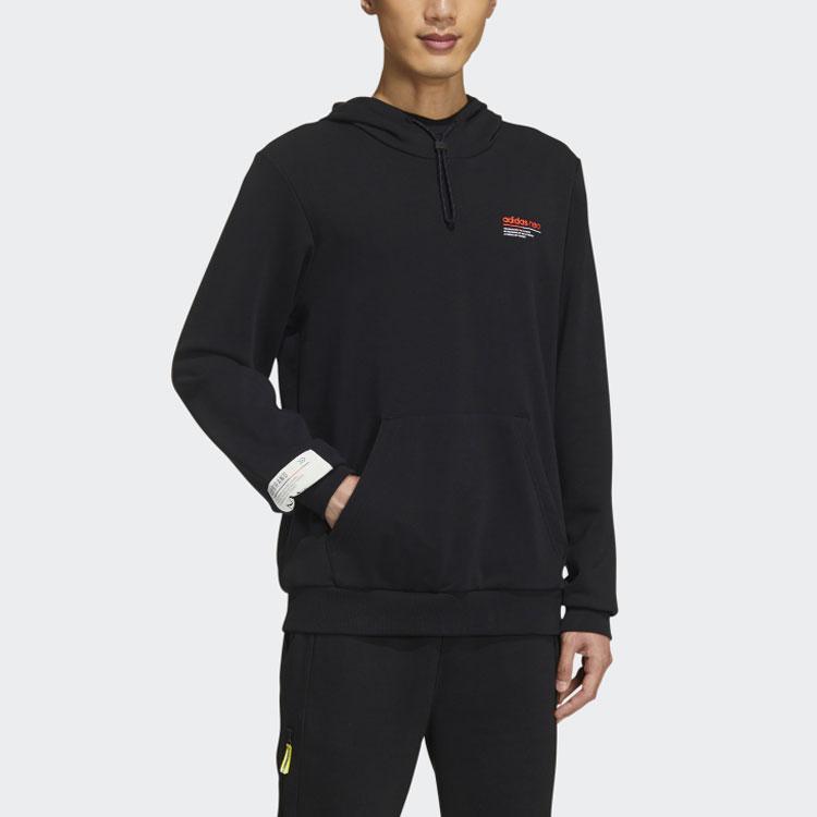 Adidas Sweat à capuche Neo M SS CS 2 Pull Sport Sweat-shirt Homme Hauts Noir GM2282