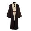 Obi Wan Kenobi Herrenkostüm Robe Erwachsener Männlich Jedi Ritter Tunika Kostüm Kapuzenuniform Komplettset Halloween Cosplay Umhang