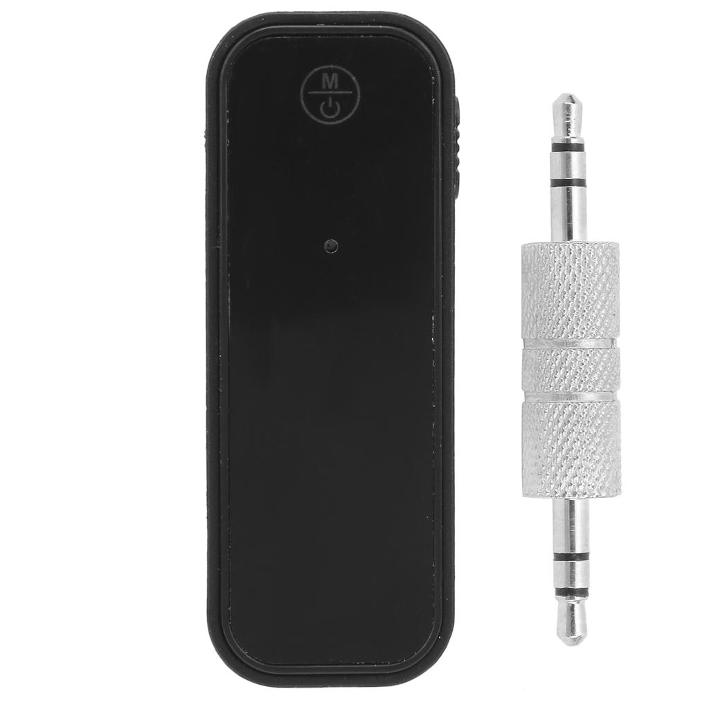 Bluetooth5.0 AUX Adapter 2in1 4H Akkulaufzeit Musikempfänger für Auto Kopfhörer Freisprechanruf