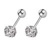 S925 Silver Earrings for Women: Elegant Ear Piercing Studs with Zircon and Diamond Accents, High-End Design