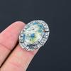 Sisters Day Deal Sterling Silver Natural K2 Jasper Multi Stone Promise Ring US 8