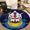 1PC Mobile Suit Gundam Office Round Rug, Non-slip, Soft and Durable Office Rug for Interior Decoration, Perfect for Office Yy250915097